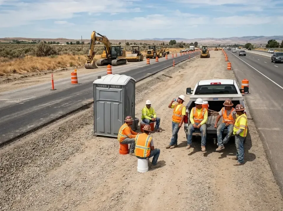 highway-road-construction-crew-007 — frequently asked questions, Porta Potty and Restroom Rentals in Dupo, IL